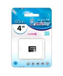 MicroSD 4Gb SmartBay Class 10 без адаптера 