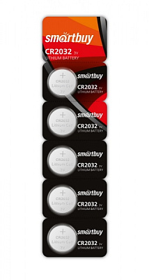 Таблетка SmartBuy CR2032 5BL 1шт