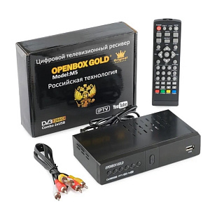Ресивер эфирный цифровой DVB-T2 OPENBOX Gold M5