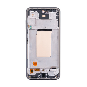 Дисплей для телефона Samsung A366B (A36 5G) модуль Черный - (OLED) (Fulll Size)