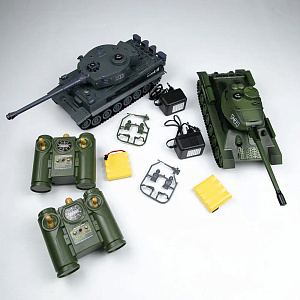 Радиоуправляемый танковый бой ZEGAN (2 танка 1:28)