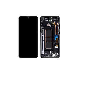 Дисплей для Samsung M015F Galaxy M01 + тачскрин (черный) (широкий коннектор)