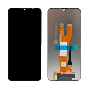 Дисплей для телефона Samsung A032F (A03 Core) в сборе с тачскрином Черный - Оригинал