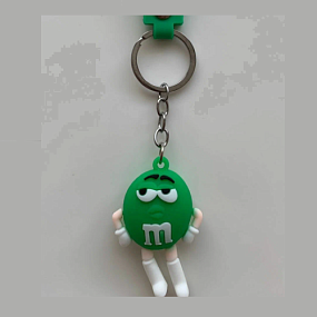 Брелок M&M зеленый