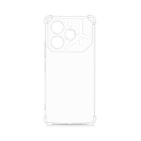 Силиконовый чехол Tecno Pova 6 Pro прозрачный