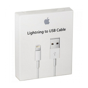 Дата кабель lightning - USB 2A 1м белый