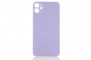 Задняя крышка iPhone 11 (стекло) фиолетовый orig fabric