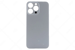 Задняя крышка iPhone 13 Pro Max (стекло) голубой orig fabric