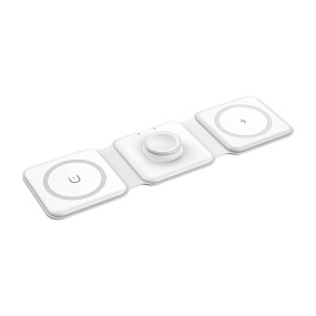 Беспроводное зарядное устройство 3 в 1 (MagSafe) белый