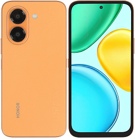 Смартфон Honor X7e 6/256 оранжевый