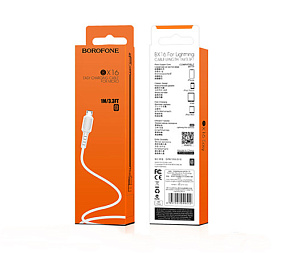 Дата кабель micro USB - USB Borofone BX16 2.4A 1м белый